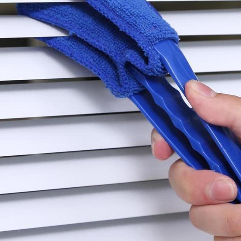 Solid Color Non-slip Durable Cleaning Cloth, 1 Count Removable Air Conditioner Outlet Gap Dust Brush, Household Cleaning Supplies, Cleaning Bundles for House, Cleaning Gadgets for Home, House Cleaning Tools 6