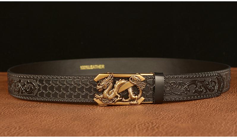 Product Introduction of Sabuk Gesper Ikat Pinggang Pria Ukir Kulit Sapi Model Naga Dragon 10