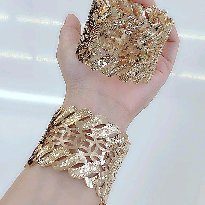 Vòng tay ống lá kim tiền đồng đỏ không xi màu miền tây