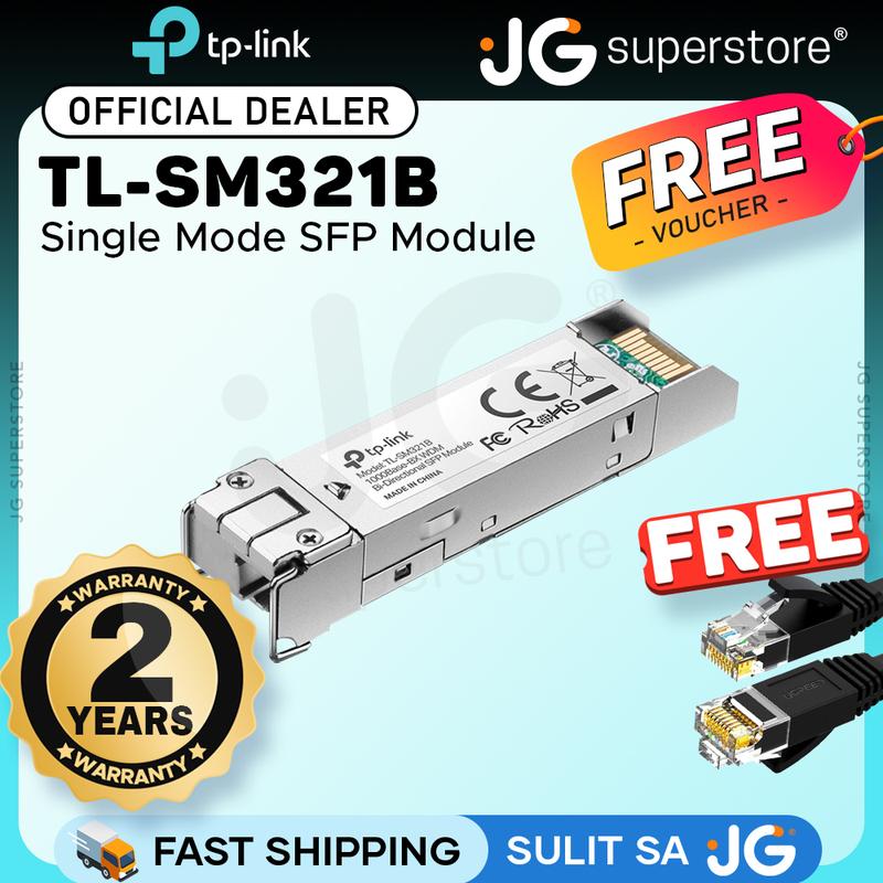 TP-Link TL-SM321B 1000Base-BX WDM Bi-Directional SFP Module Hot ...