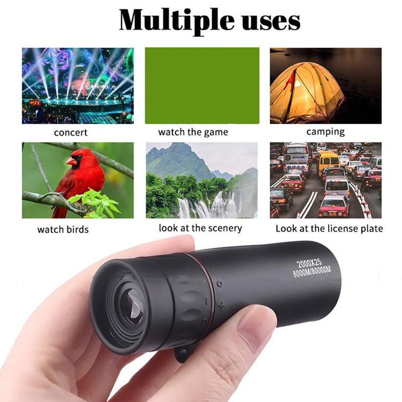 Kính Viễn Vọng Một Mắt, Cầm Tay, Độ Phóng Đại Cao, Kính Viễn Vọng Cắm Trại Mục Tiêu, Dụng Cụ Ngoài Trời, 1 Miếng 5