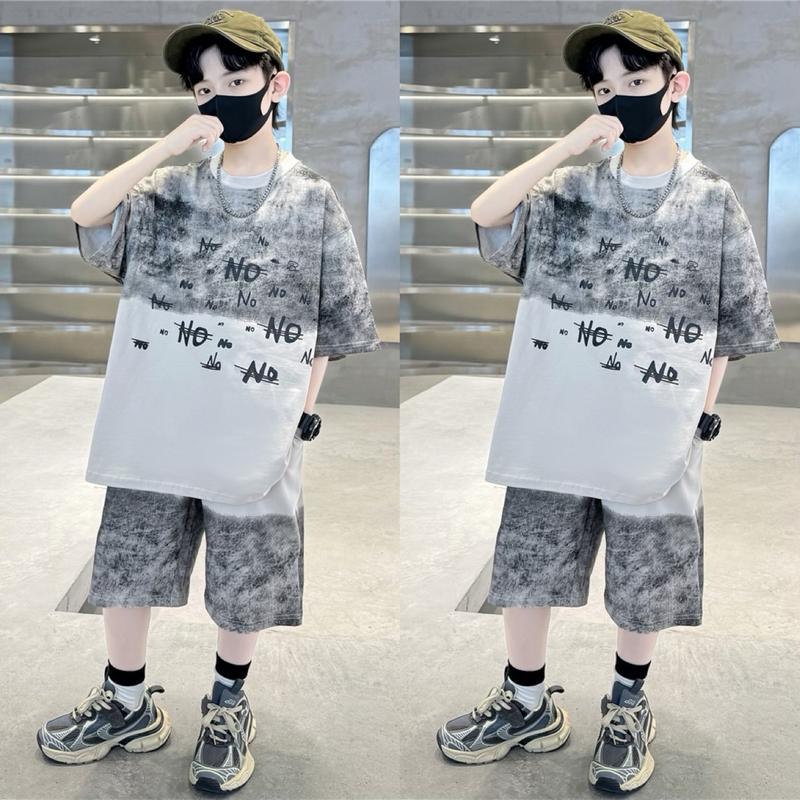 Bộ Set Quần Áo Bé Trai Chất Thun hÀN No Trắng (15kg-50kg)