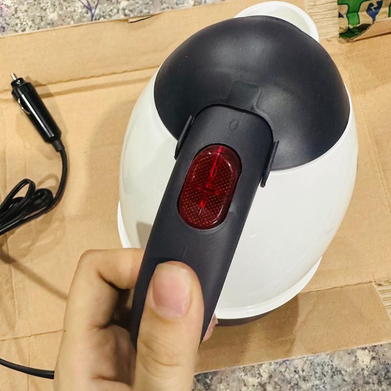 ẤM NẤU NƯỚC SÔI TRÊN XE  ÔTÔ 12V-24V 1 LÍT Đun Nước Ấm Đun 4