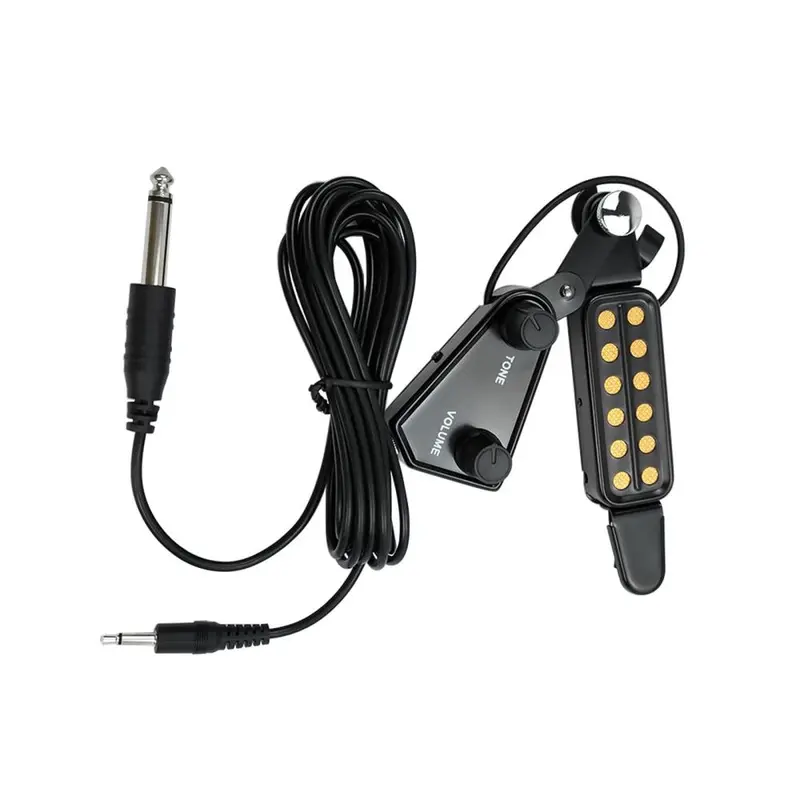 Pickup Guitar, Có Điều Khiển Âm Lượng, Kẹp Điện Trên Phụ Kiện, Bộ Tiền Khuếch Đại Âm Thanh, Thích Hợp Cho Guitar Acoustic Guitar Dây Kim Loại 2
