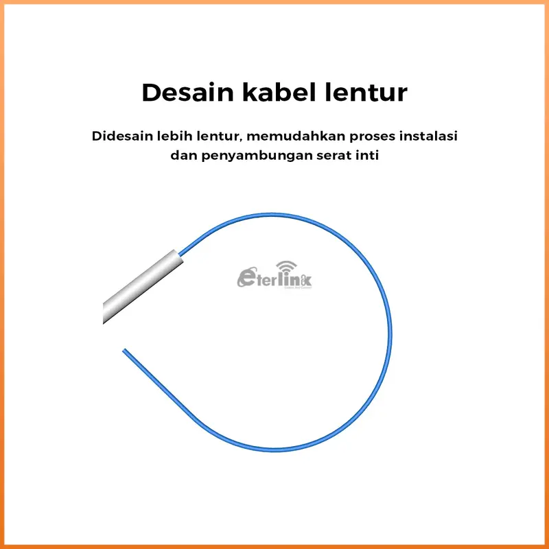 Kabel Fiber Optic Dropcore 1000M 1 core 3 seling BK fiber optik fiber  optic 1