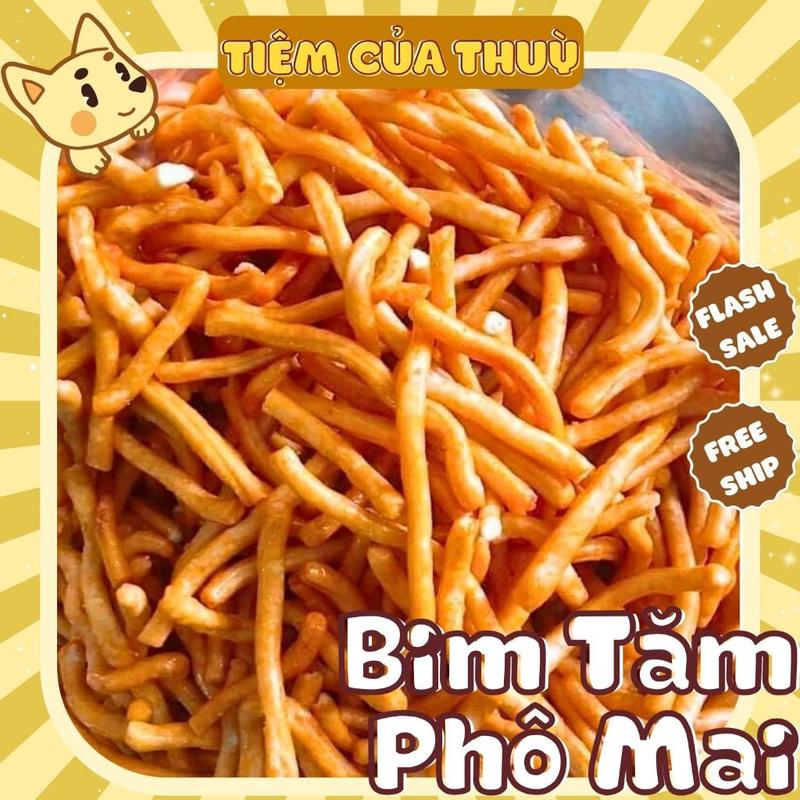  500G Snack Bim Tăm PHÔ MAI Bim Bim Tăm Que  Snack Tổng Hợp  Thơm Ngon Giòn Tan 