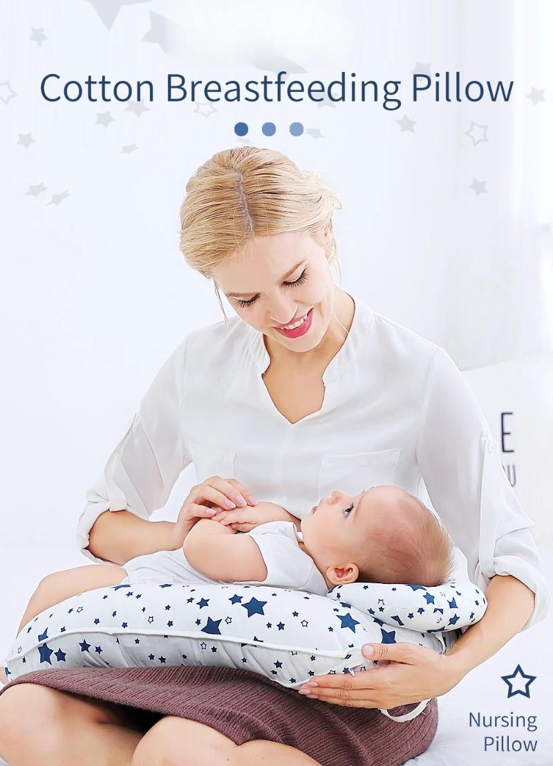 Product Introduction of Insular Breastfeeding Pillow Maternity Nursing pillow U-shaped Breast-Feeding Waist Cushion Newborn Pregnancy Women 2Pcs/Set 0