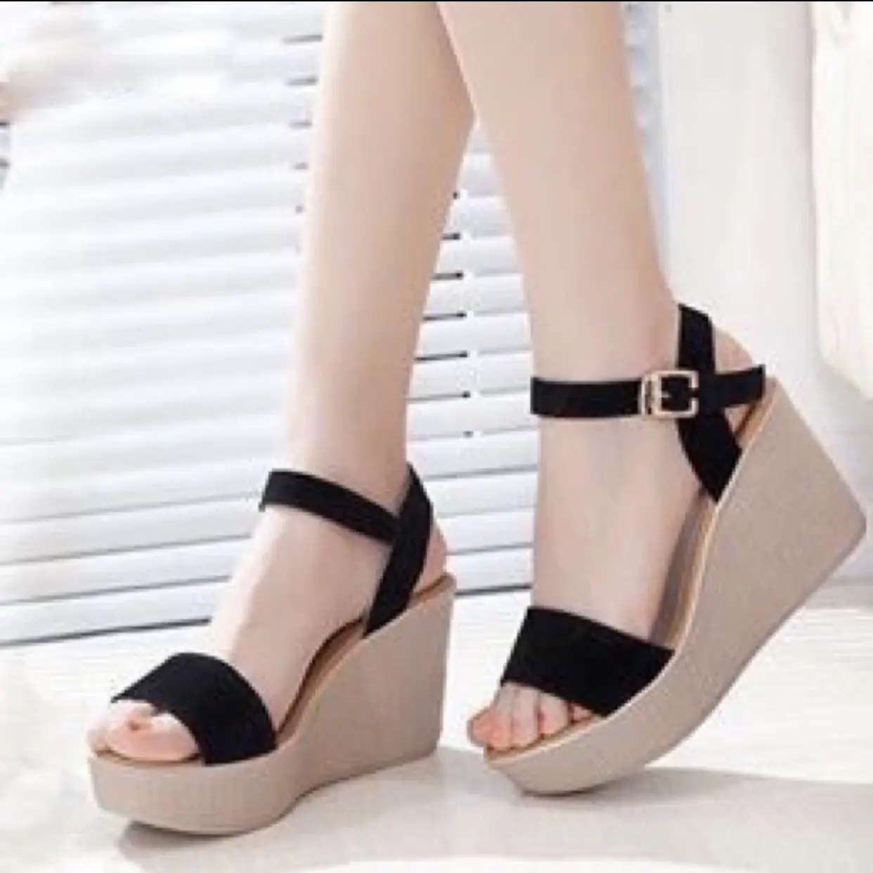 Giày cao gót đé xuồng nữ 9p quai ngang đơn giản Shoes Nhung