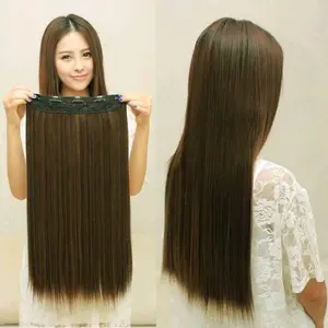 Hairclip Rambut Palsu Extension Warna Hitam 40-45cm
