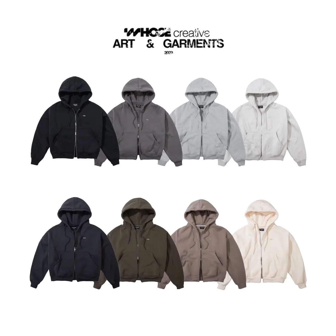 SYMBOL HOODIE ZIP (Có túi trong) - Dây kéo kim loại/logo mạ hợp kim