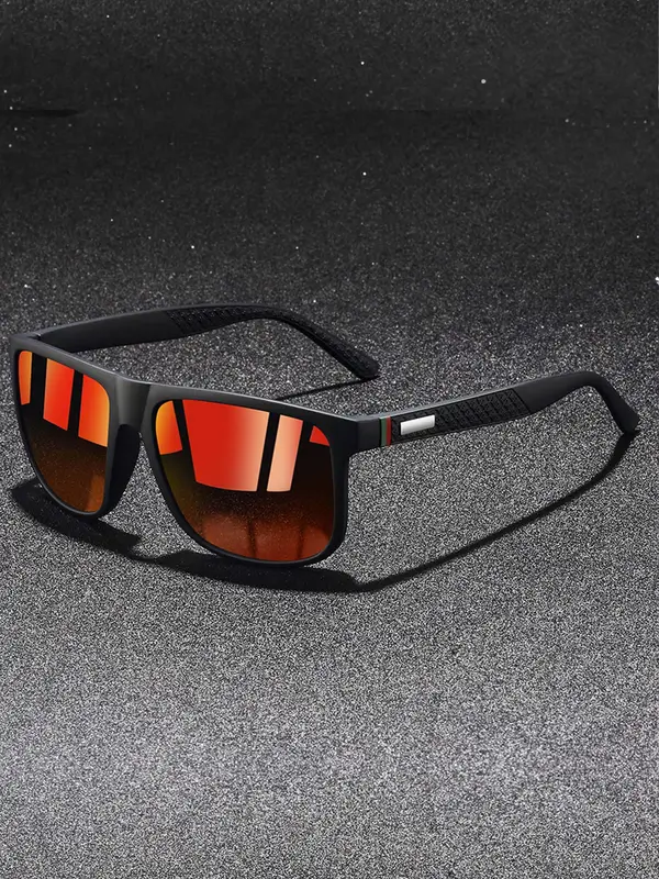 Sports Sunglasses, Retro Outdoor Sports, Suitable for Fishing, Cycling, Skiing, Running, Driving, Rubber Nose Pads, Legs for Slip Resistance 3