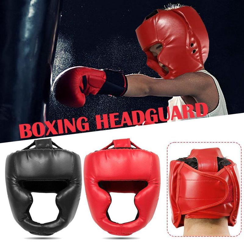 Product Introduction of Boxing Helmet Kids Adults Muay Thai Training Sparring Gym N1F5 Taekwondo Boxing Headgear Head M2J7 36