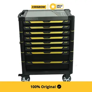 Krisbow Tool Drawer Lemari Perkakas 8 Rak - Hitam Lpdbl8