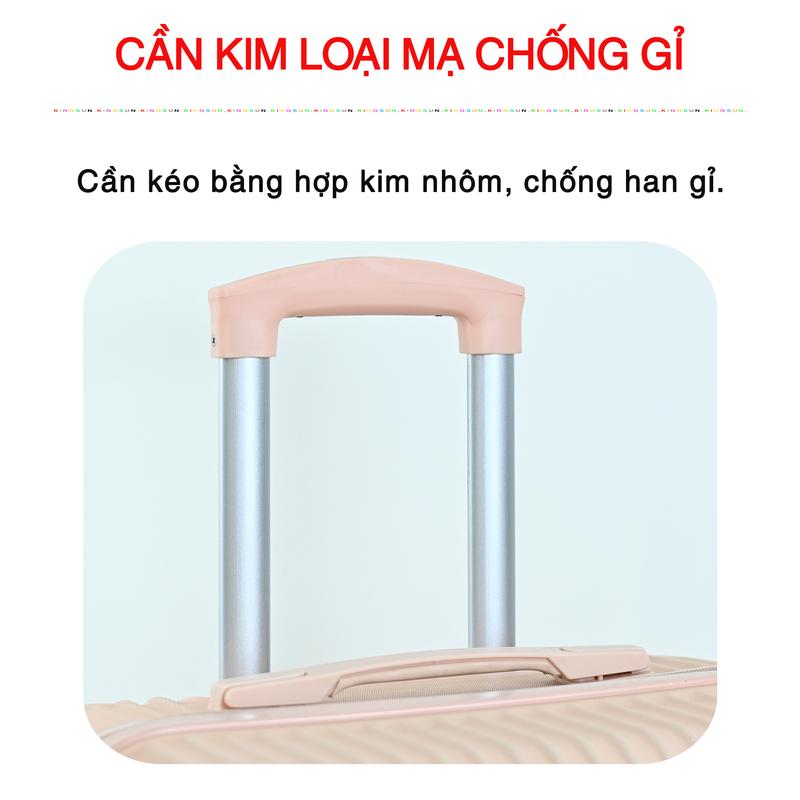 Vali kéo du lịch KS T01 Combo size (20+24), Bảo Hành 5 Năm 2