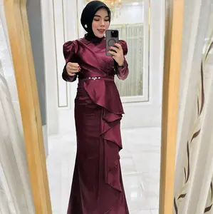 Kayra Dress Kondangan by Dwiwarna Muslim Wanita Cantik Gamis Pesta Formal Payet