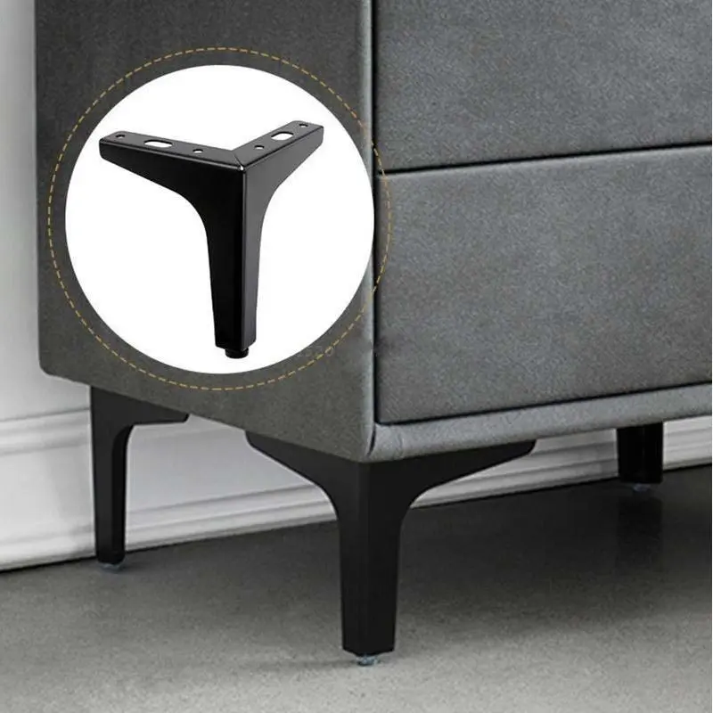 10/15cm Kaki Sofa Besi Model T Siku 10 cm Bukan Kaki Sofa Stainless Plastik 90 Derajat Gaya minimalis 5