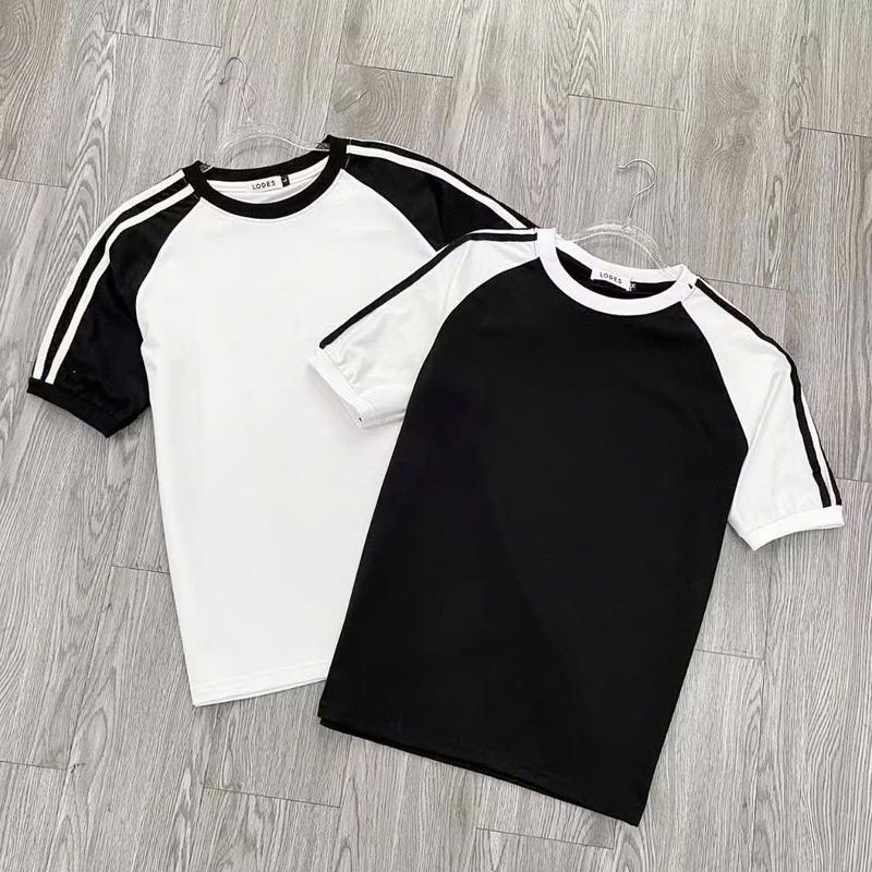 Product Introduction of Áo Thun Cổ Tròn ĐEN TRẮNG Tay Ngắn Vải 100% Cotton Co Giãn 4 Chiều 3