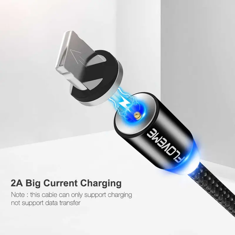 FLOVEME Kabel Charger USB Type C Fast Charging Magnetic 2A 1M - D4192 1
