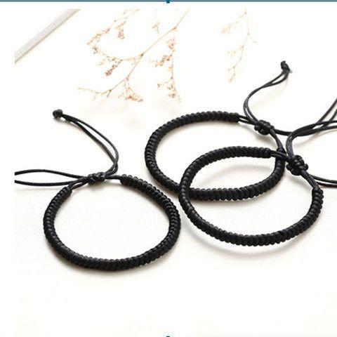 Vòng Tay Tài Lộc Thắt Nút Thủ Công Thiết Kế Knot Vajra Bện, Màu Đỏ, Với Hạt Và Khóa Hòa Bình, Vòng Tay Dây Bán Thành Phẩm Thích Hợp Cho Năm Sinh chiếc  vòng vòng  tay  chỉ lắc  tay  titan  nam 6