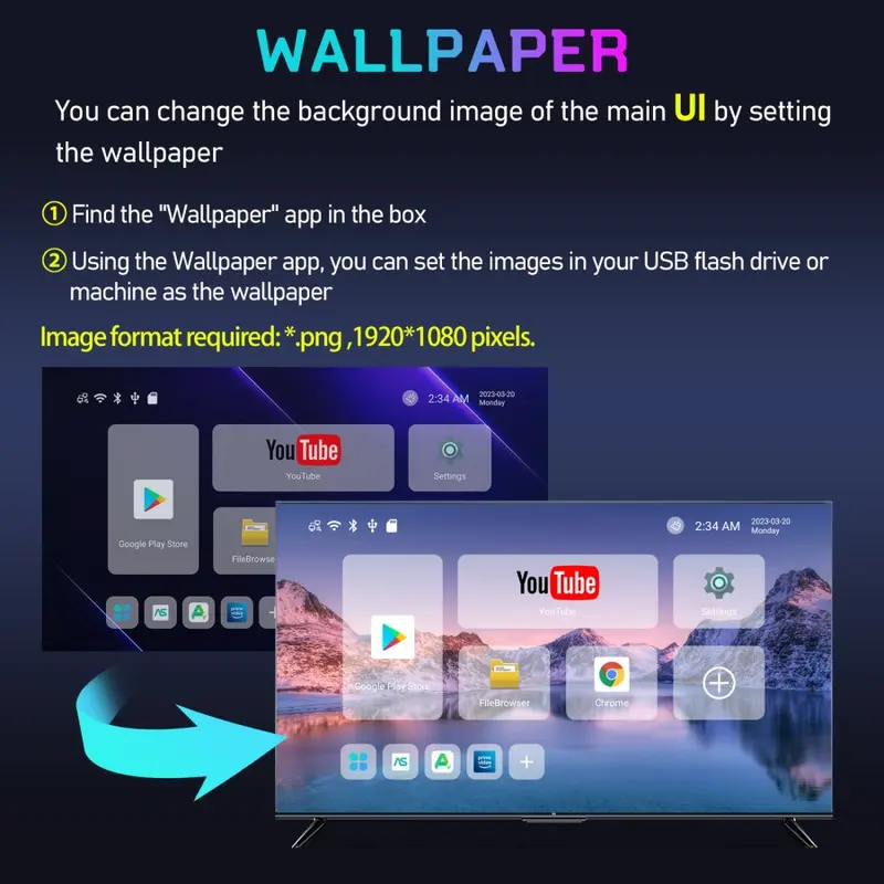 Android Tv Box H96 Max RK3528 Android 13.0 2GB/16GB Wifi6 Bluetooh 5.0 Wireless 3