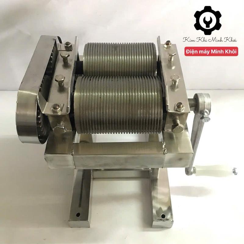 Máy Thái Bì Heo Bì Lợn 1mm, 1.5mm dùng lực tay đa năng chân inox, lô thái bằng thép| Máy cắt bì heo loại lớn