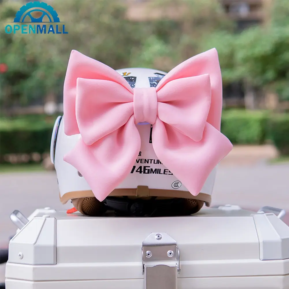 Helmet Decoration Bow Motorcycle  Skiing Helmet Full Helmet Half Helmet Modification Accessories