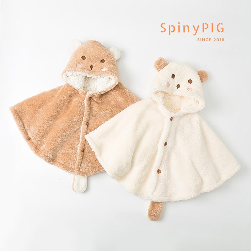 Áo choàng lông cho bé gái bé trai 0-4 tuổi chất liệu lông mềm mại và ấm dành cho mùa đông