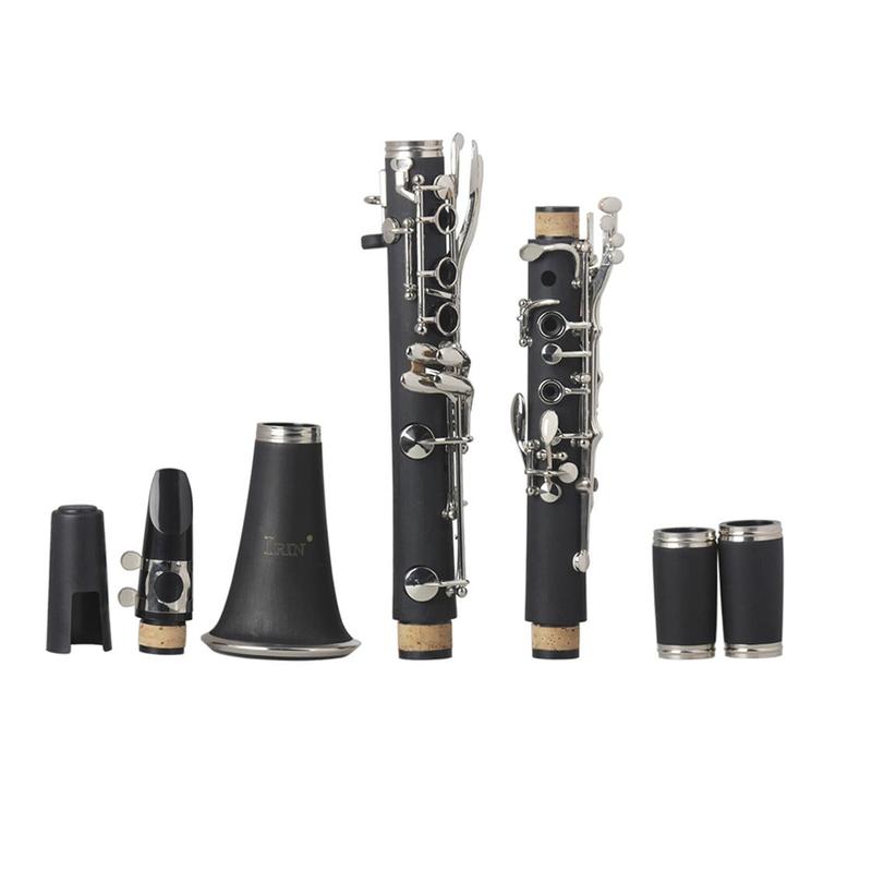 17 Key B Flat Clarinet, 1 Set Black & Silver Clarinet with Accessories, Woodwind Instrument for Beginners & Students, Musical Instruments & Accessories 3
