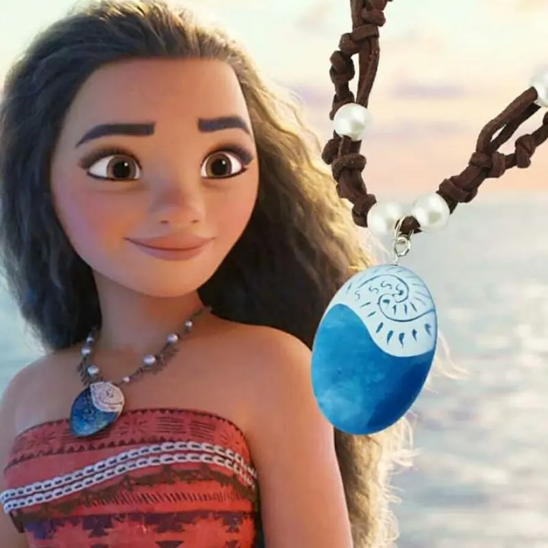 ยึดรูปแบบเดียวกัน สร้อยโมอานา  Moana  Necklace สร้อยคอสเพลย์ เครื่องประดับ คอสเพลย์โมอาน่า พร้อมส่ง