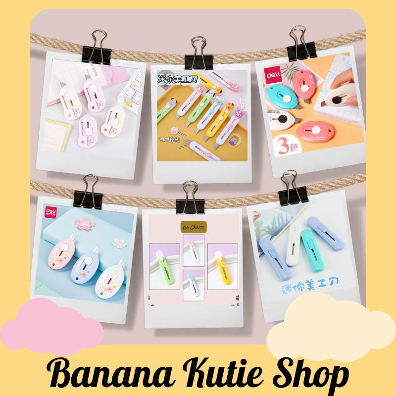  Dao Rọc Giấy Dao Rọc Giấy Mini Gắn Charm Unboxing Cute Dao Rọc Giấy Nhiều Loại 