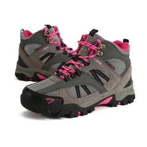 Sepatu Gunung Boots Wanita SNTA 611 / 613 Grey Fuschia Semi Waterproof - Free Tali Cadangan 100% Original