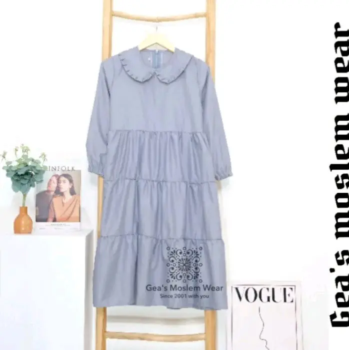 gamis anak premium polos toyobo