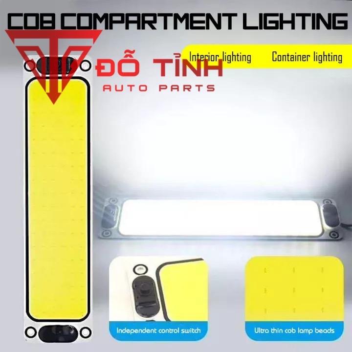 Đèn thùng xe tải. Đèn trần cabin ô tô COB chống nước chống va đập Phụ Tùng