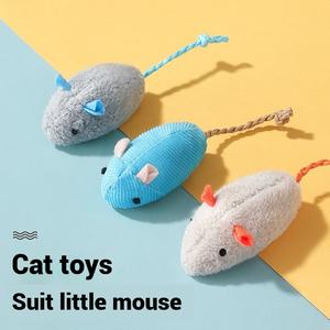 Mainan Haiwan Peliharaan, Tikus Palsu, Mainan Anak Kucing, Mainan Kucing, Mainan Gigit Kucing, Mainan Tikus