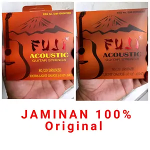 SENAR GITAR AKUSTIK FUJI ORIGINAL BRONZE UKURAN 0,10 0,12