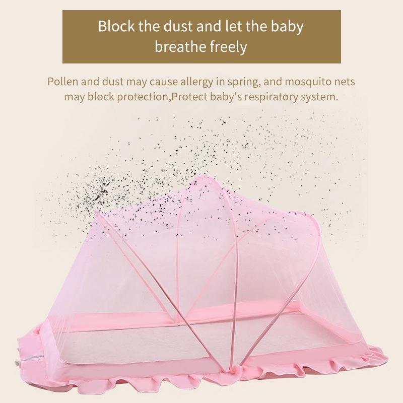 Product Introduction of Baby Mosquito Net Foldable Anti Mosquito Mosquito Net For Crib Universal Newborn Mosquito Net cover 3