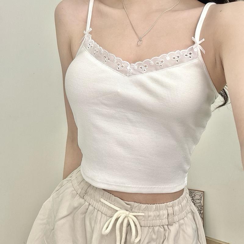 Loli top S1 / Áo dây đính 2 nơ _Điệu style 1