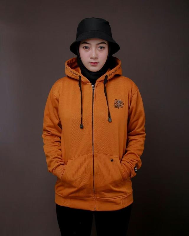 JAKET HOODIE CEWEK / HOODIE ZIPPER TERLARIS / SWEATER HOODIE WANITA 5