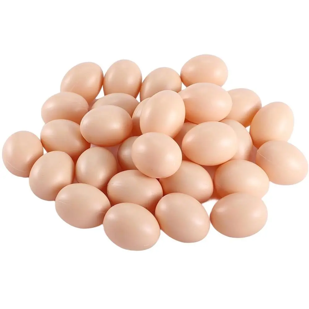 Simulated Plastic Egg, 5/10pcs DIY Creative Simulated Plastic Egg, Painting Craft Easter Party Home Decoration, Educational Toy for Kids