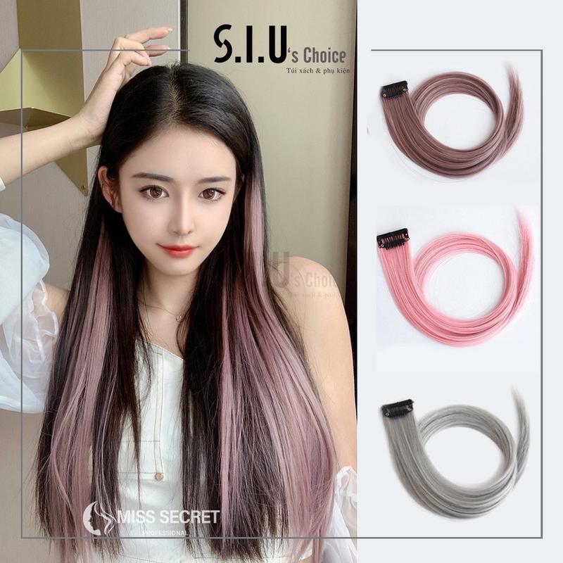 [LOẠI BẢN TO] Tóc giả kẹp Siuschoice nhiều màu highlight BẢN TO 55cm
