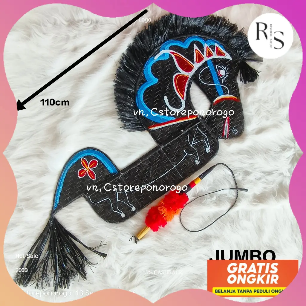 [STOK BARU] READY!! ready JARANAN UKURAN SD/SMP BESAR & JUMBO / kepang / kuda lumping / barongan / reog / pecut / caplokan / ganongan / sh kesenian BISA COD Mainan Anak