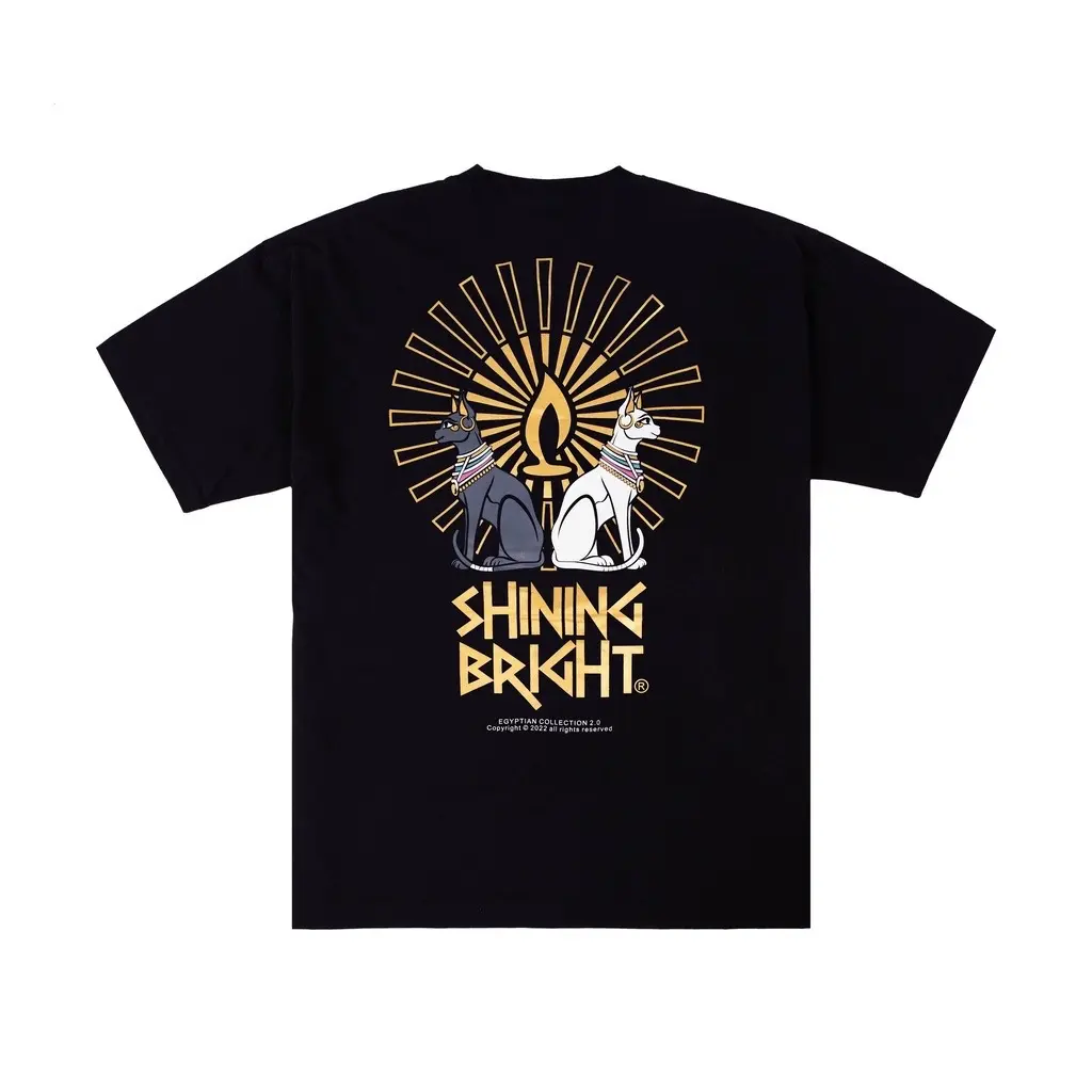 Kaos Pria & Wanita Shining Bright Pharos Tshirt - Black Dewasa High