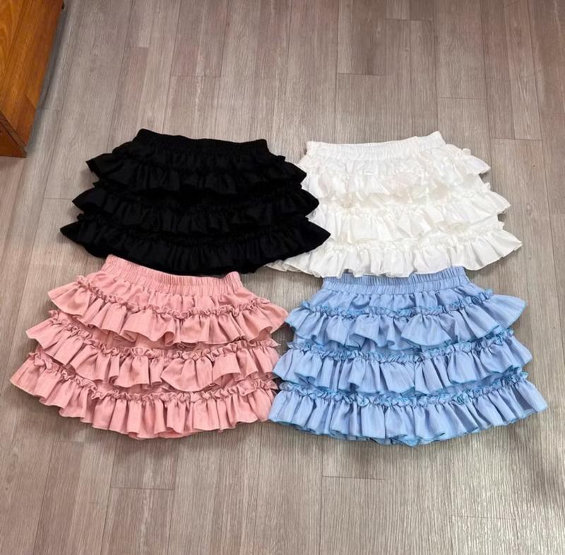 Product Introduction of Chân Váy 3 Tầng Dáng Ngắn Lưng Thun Dễ Thương Nhiều Màu trơn - Nữ 2