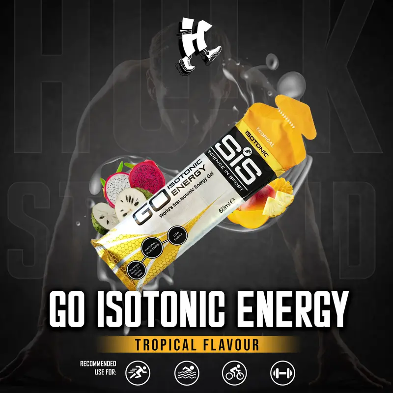 SIS GO Energy Gel Tropical Isotonic 60ml Penambah Energi Rendah Kalori 0