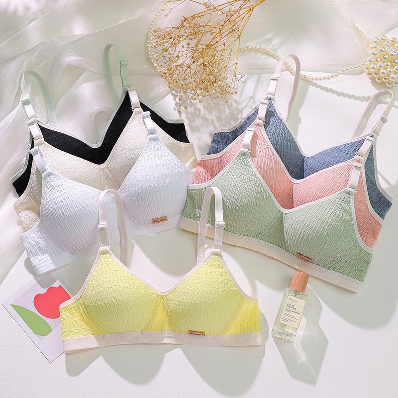 Set 3 Áo ngực không gọng - Áo lót học sinh mút mỏng nâng nhẹ dây tháo rời tôn dáng siu xinh CAVERA Nữ Top Bra Women A303