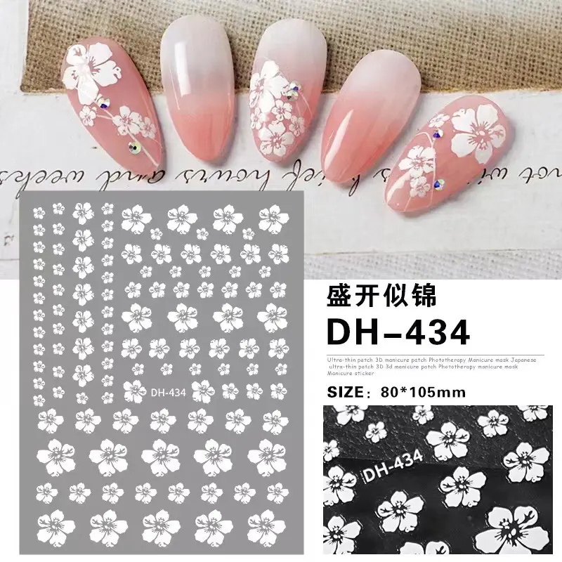 sticker trang trí nail nhé a