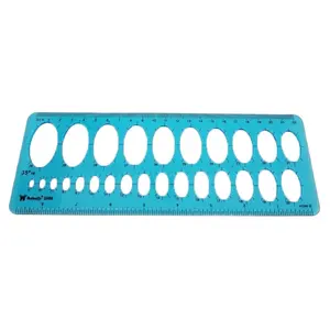 Butterfly BT-2080 Penggaris Oval Mal Ellips Cetakan Teknik Elips Template