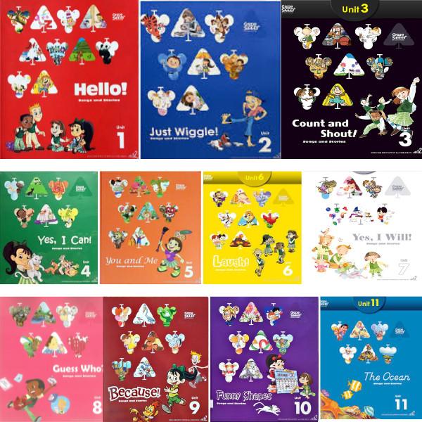 Sách - Grape Seed Level 1-11 (Lẻ, Bộ, Bản màu, Kèm mp4)