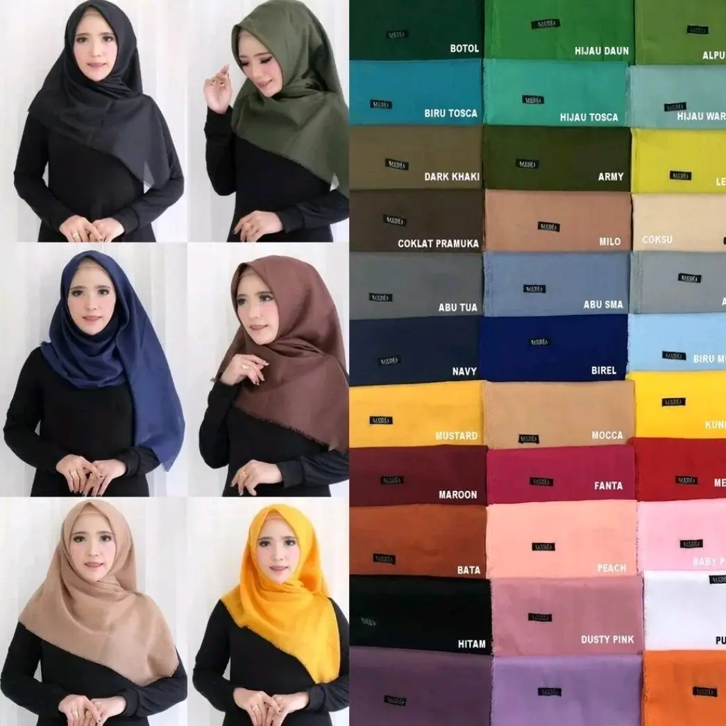 jilbab segiempat saudia/segiempat rawis/jilbab persegi