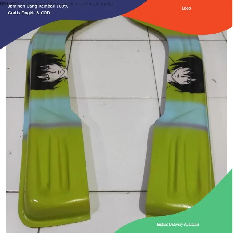 Talang air mobil Hino Dutro Model lukis